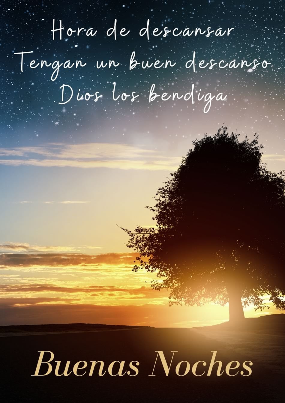 Hora de descansar Tengan un...